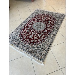 Tappeto Persiano Nain 9L Extra Fine in Lana e Seta - Classico - 170x111 cm - Nuovo