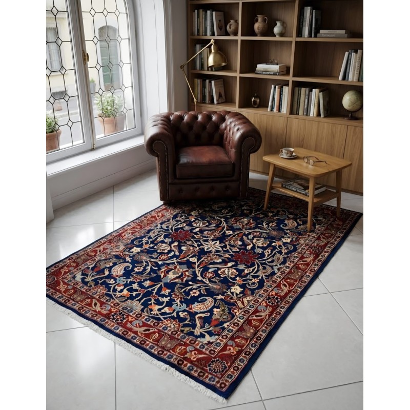 Tappeto Persiano Varamin Classico in Lana - 150x107 cm - Nuovo