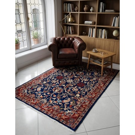 Tappeto Persiano Varamin Classico in Lana - 150x107 cm - Nuovo