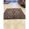 Tappeto Persiano Yalameh Quadrato 153x153 cm - In Lana Annodato a Mano - Motivo Geometrico - Nuovo