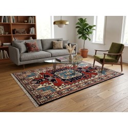 Tappeto Persiano Quchan Geometrico in Lana 169x117 cm - Nuovo