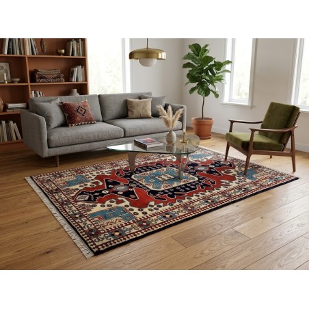 Tappeto Persiano Quchan Geometrico in Lana 169x117 cm - Nuovo