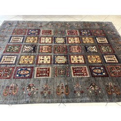 Tappeto Ziegler Moderno in Lana 252x185 cm – Nuovo, Design Geometrico e Multicolore