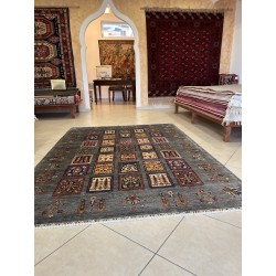 Tappeto Ziegler Moderno in Lana 252x185 cm – Nuovo, Design Geometrico e Multicolore