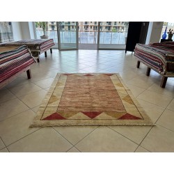 Tappeto Ziegler Moderno in Lana 185x144 cm – Nuovo, Design Geometrico, Colori Caldi