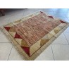 Tappeto Ziegler Moderno in Lana 185x144 cm – Nuovo, Design Geometrico, Colori Caldi