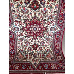 Raffinato Tappeto Persiano Qum (Ghom) Kork – 156 x 101 cm – Lana Pregiata Kork su Ordito in Cotone