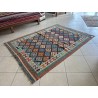 Tappeto Kilim Afgano Moderno Multicolor - Intessuto a Mano, Nuovo - 209x158 cm