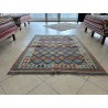 Tappeto Kilim Afgano Moderno Multicolor - Intessuto a Mano, Nuovo - 209x158 cm