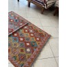 Tappeto Kilim Afgano Moderno Multicolore a Rombi 147x103 cm – Nuovo