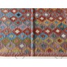 Tappeto Kilim Afgano Moderno Multicolore a Rombi 147x103 cm – Nuovo