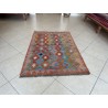 Tappeto Kilim Afgano Moderno Multicolore a Rombi 147x103 cm – Nuovo
