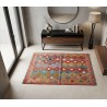 Tappeto Kilim Afgano Moderno Multicolore a Rombi 147x103 cm – Nuovo