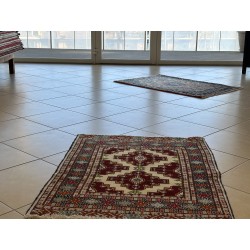 Tappeto Persiano Turkmen in Pura Lana Naturale – 118x88 cm – Nuovo