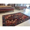 Tappeto Persiano Nahavand Autentico in Lana (227x150 cm) - Motivo Geometrico