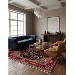 Tappeto Persiano Mahal Elegante – Lana Annodato a Mano (206 x 132 cm) – Nuovo