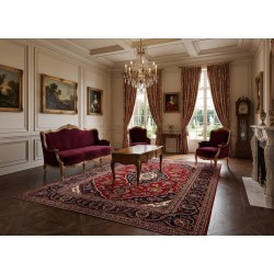 Tappeto Persiano Kashan in Lana Annodato a Mano - 210x136 cm - NUOVO