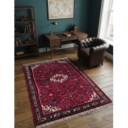 Splendido Tappeto Persiano Hosseinabad Originale 160x116 cm - 100% Lana - Condizioni Nuovo