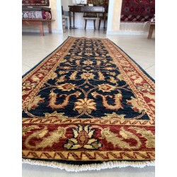 Splendido Tappeto Corsiéra Farahán Pakistan 270x80 cm in Lana - Nuovo