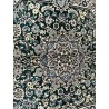 Splendido Tappeto Persiano Nain Originale in Lana e Seta - 200x197 cm (Nuovo)