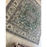 Splendido Tappeto Persiano Nain Originale in Lana e Seta - 200x197 cm (Nuovo)