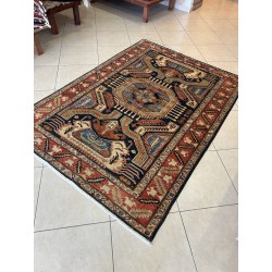 Tappeto Usbek Gold Extra Fine in Lana - 206x144 cm - Nuovo