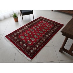 Tappeto Orientale Bukhara Kashmir (Pakistan) - Motivo Geometrico - 155 x 93 cm