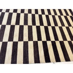Tappeto Gabbeh Extra Fine Moderno in Lana - Design a Scacchiera (227 x 166 cm) - Nuovo