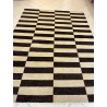 Tappeto Gabbeh Extra Fine Moderno in Lana - Design a Scacchiera (227 x 166 cm) - Nuovo