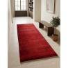 Tappeto Gabbeh Moderno Persia Extra Fine - Lana 100%, 197x98 cm, Nuovo - Rosso Intenso