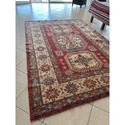 Tappeto Kazak in Lana Annodato a Mano 297x203 cm – Nuovo