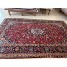 Tappeto Persiano Keshan Nuovo in Lana - Rosso/Blu - 300x205 cm