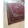 Tappeto Persiano Keshan Nuovo in Lana - Rosso/Blu - 300x205 cm