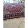 Tappeto Persiano Keshan Nuovo in Lana - Rosso/Blu - 300x205 cm