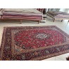 Tappeto Persiano Keshan Nuovo in Lana - Rosso/Blu - 300x205 cm