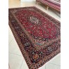 Tappeto Persiano Keshan Nuovo in Lana - Rosso/Blu - 300x205 cm
