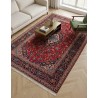 Tappeto Persiano Keshan Nuovo in Lana - Rosso/Blu - 300x205 cm
