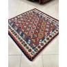Tappeto Kilim Persiano in Lana Intrecciato a Mano - Motivo Geometrico Tradizionale 160 x 152 cm - Nuovo