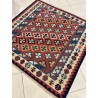 Tappeto Kilim Persiano in Lana Intrecciato a Mano - Motivo Geometrico Tradizionale 160 x 152 cm - Nuovo