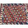 Tappeto Kilim Persiano in Lana Intrecciato a Mano - Motivo Geometrico Tradizionale 160 x 152 cm - Nuovo