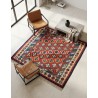 Tappeto Kilim Persiano in Lana Intrecciato a Mano - Motivo Geometrico Tradizionale 160 x 152 cm - Nuovo