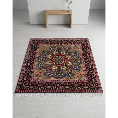 Tappeto Persiano Kirman Classico in Lana - 149x143 cm - Nuovo